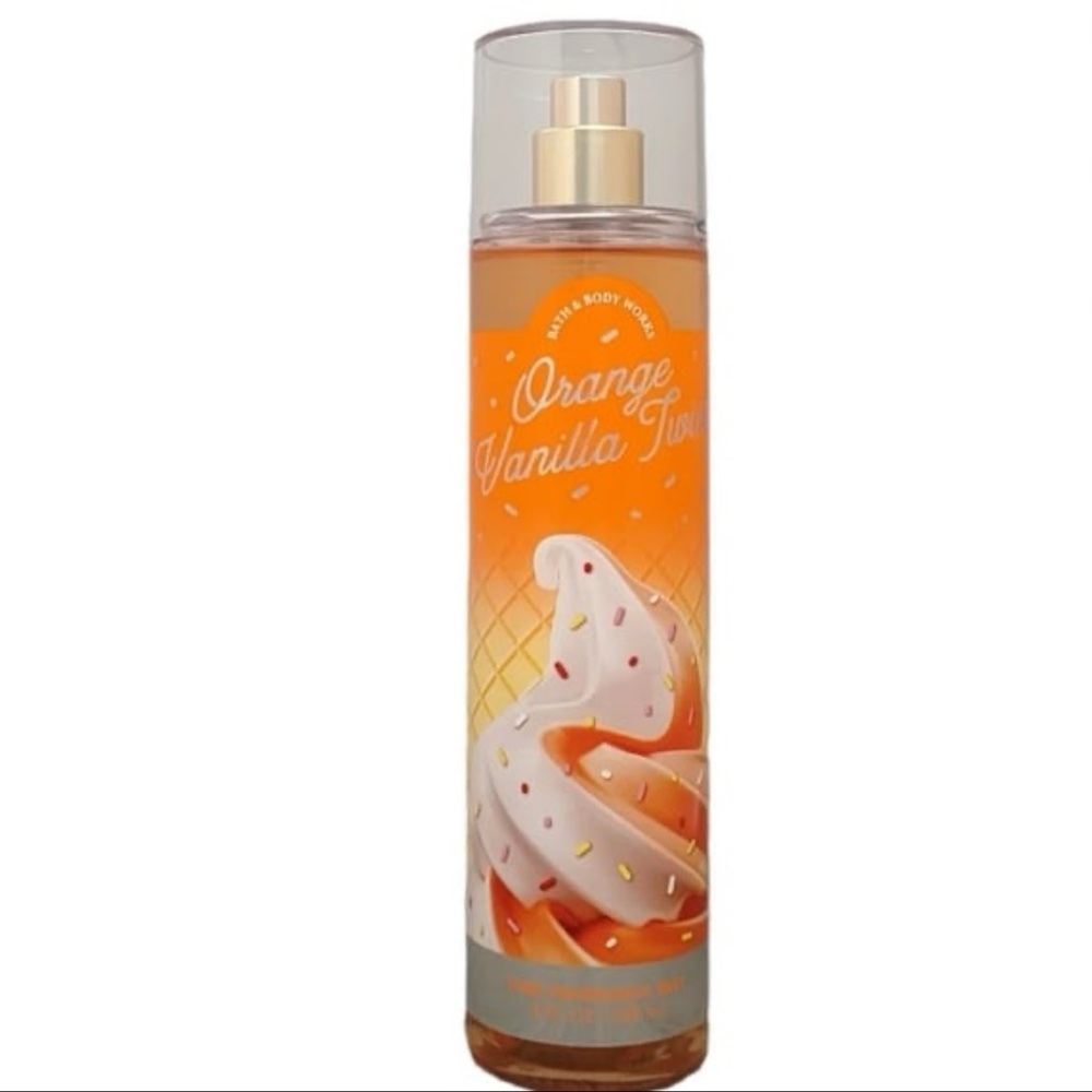 Bath and Body Works Orange Vanilla Twist Fine Fragrance Body Mist 8 oz New